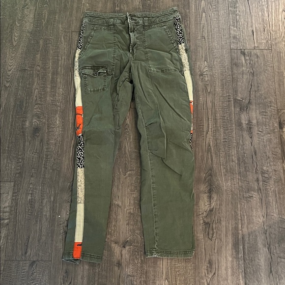Anthropologie Wanderer Side Striped Cargo Pants Size 28 - Picture 5 of 8